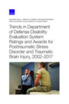 Trends in Department of Defense Disability Evaluation System Ratings and Awards for Posttraumatic Stress Disorder and Traumatic Brain Injury, 2002-2017