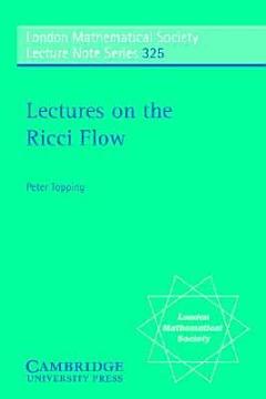 Lectures on the Ricci Flow