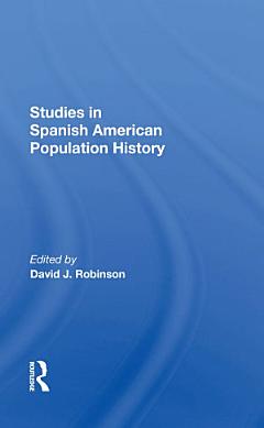 Studies In Spanish-American Population History