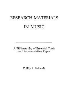 Research Materials in Music