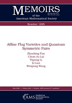 Affine Flag Varieties and Quantum Symmetric Pairs