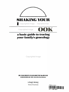 Shaking Your Family Tree Workbook