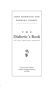 The Diabetic\'s Book