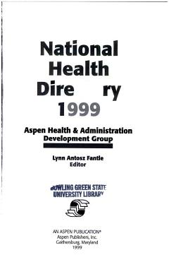 1999 National Health Directory