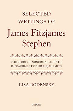 Selected Writings of James Fitzjames Stephen