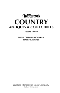 Warman\'s Country Antiques and Collectibles