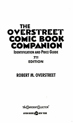 The Overstreet Comic Book Companion