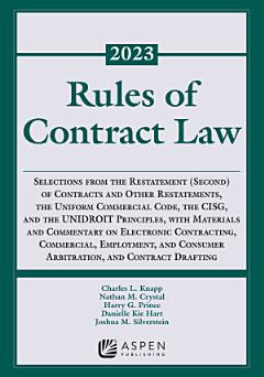 Rules of Contract Law 2023-2024 Statutory Supplement