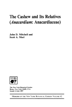 The Cashew and Its Relatives (Anacardium: Anacardiaceae)