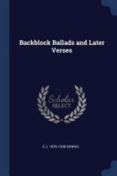 Backblock Ballads and Later Verses