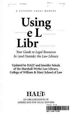 Using the Law Library