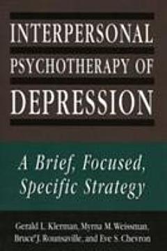 Interpersonal Psychotherapy of Depression