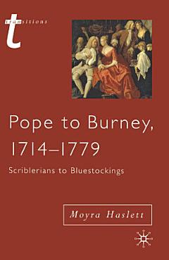 Pope to Burney, 1714-1779