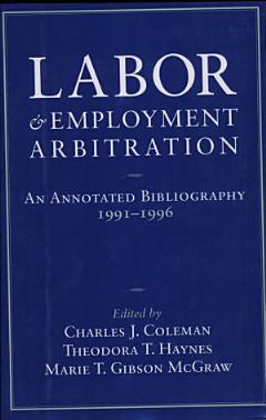 Labor and Employment Arbitration