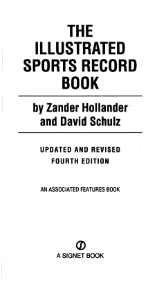 The Illustrated Sports Record Book