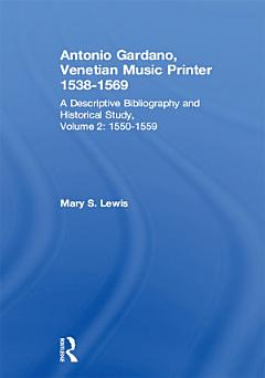 Antonio Gardano, Venetian Music Printer, 1538-1569