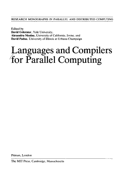 Languages and Compilers for Parallel Computing