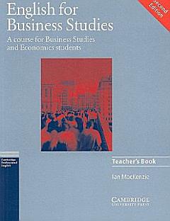 English for Business Studies Teacher\'s Book