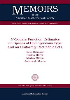 $L^p$-Square Function Estimates on Spaces of Homogeneous Type and on Uniformly Rectifiable Sets