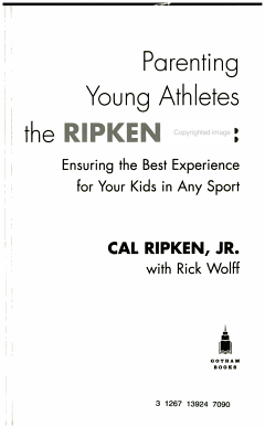 Parenting Young Athletes the Ripken Way