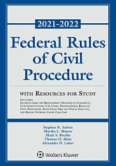 Federal Rules of Civil Procedure with Resources for Study