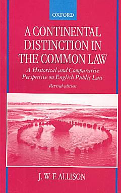 A Continental Distinction in the Common Law