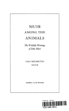 Muir Among the Animals