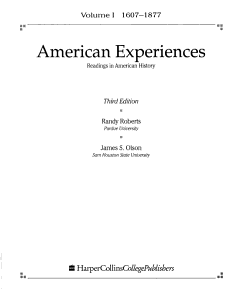 American Experiences