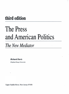 The Press and American Politics