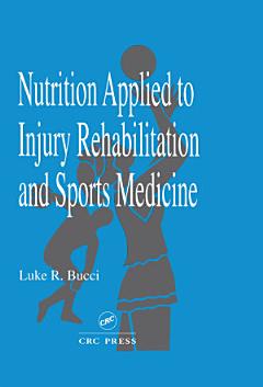 Nutrition Applied to Injury Rehabilitation and Sports Medicine