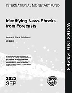 Identifying News Shocks from Forecasts