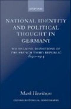 National Identity and Political Thought in Germany