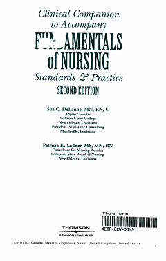 Fundamentals of Nursing Clinical Handbook