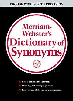 Merriam-Webster\'s Dictionary of Synonyms