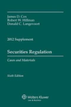 Securities Regulation, 2012 Case Supplement