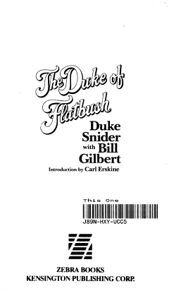 Duke of Flatbush/The