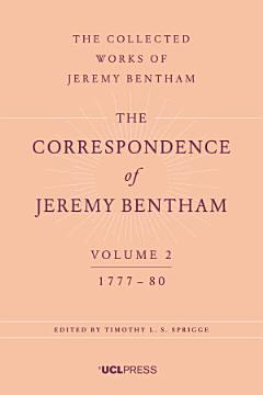 The Correspondence of Jeremy Bentham, Volume 2