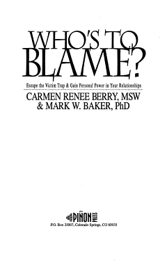 Who\'s to Blame?