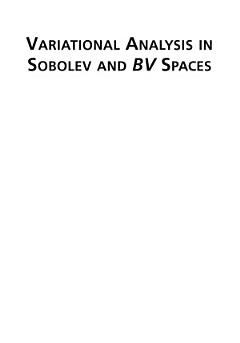 Variational Analysis in Sobolev and BV Spaces