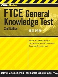 CliffsNotes FTCE General Knowledge Test with CD-ROM, 2nd Edition