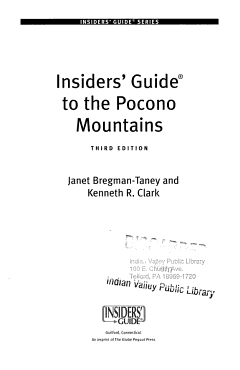 The Pocono Mountains - Insiders\' Guide