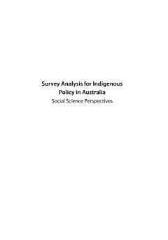 Survey Analysis for Indigenous Policy in Australia