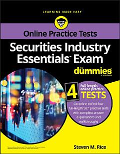 Securities Industry Essentials Exam For Dummies with Online Practice