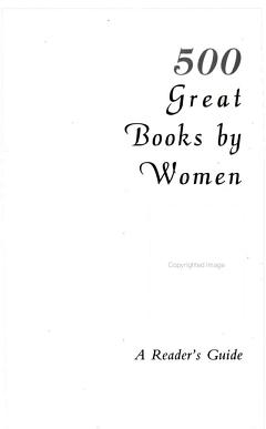 500 Great Books by Women