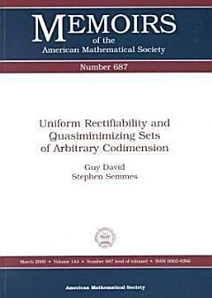 Uniform Rectifiability and Quasiminimizing Sets of Arbitrary Codimension