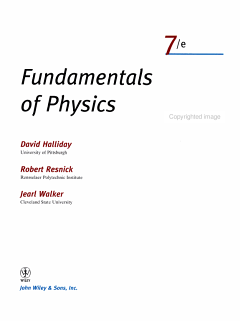 Fundamentals of Physics, Part 3 (Chapters 22-33)