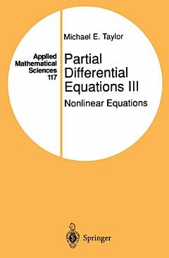 Partial Differential Equations III