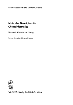 Molecular Descriptors for Chemoinformatics, 2 Volume Set