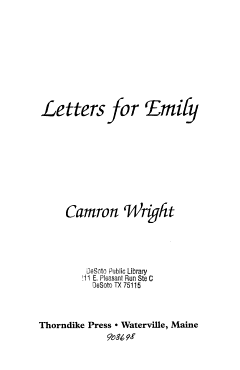 Letters for Emily