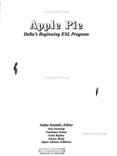 Apple Pie 1B Book